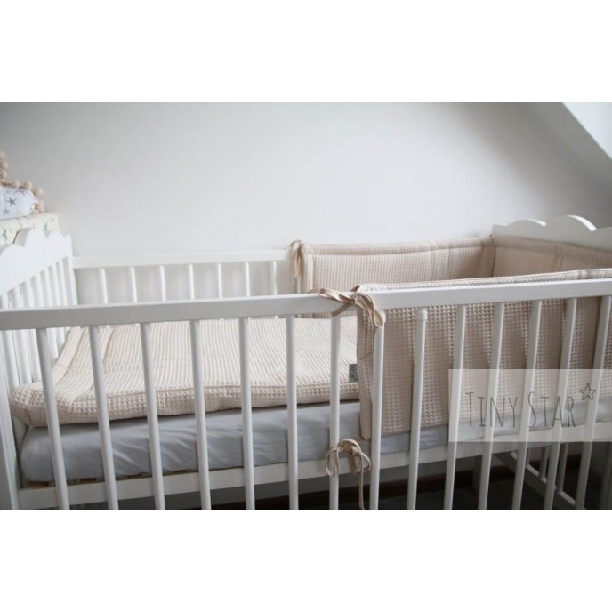 Tiny Star Bed Bumper Beige