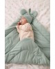 Tiny Star Babyhorn Swaddle Blanket Sepia