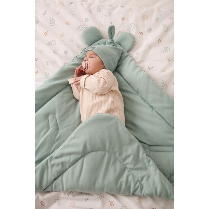 Tiny Star Babyhorn Swaddle Blanket Smoky