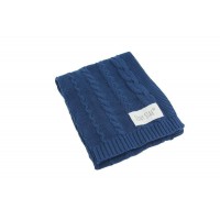 Tiny Star Cotton Blanket Navy