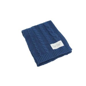 Tiny Star Cotton Blanket Navy Tiny Star Cotton Blanket Navy