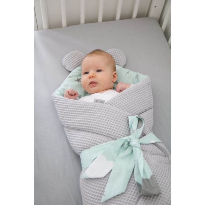 Tiny Star Babyhorn Swaddle Blanket Bamboo Floral