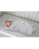 Tiny Star Babyhorn Swaddle Blanket Bamboo Fern Grey