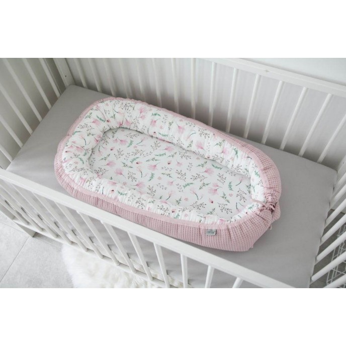 Tiny Star Baby Nest Bamboo Floral & Rosy