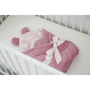Tiny Star Babyhorn Swaddle Blanket Daisy & Blush Tiny Star Babyhorn Swaddle Blanket Daisy & Blush
