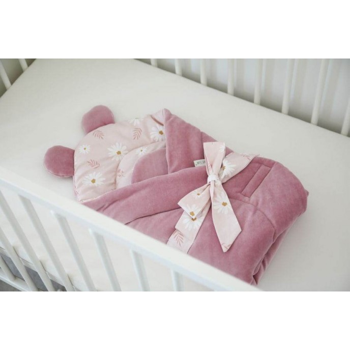 Tiny Star Babyhorn Swaddle Blanket Daisy & Blush