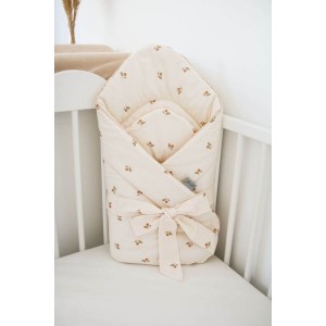 Tiny Star Babyhorn Swaddle Blanket Cranberry Tiny Star Babyhorn Swaddle Blanket Cranberry