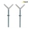 Hauck Gate Y Spindles (with Rubberised ends) Hauck Gate Y Spindles (with Rubberised ends)