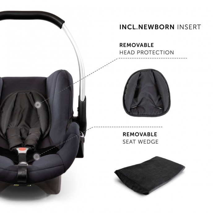 Hauck Carseat Grp0+ Comfort Fix Black 