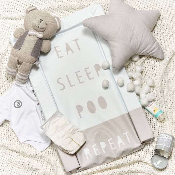Obaby Changing Mat Eat Sleep Repeat Obaby Changing Mat Eat Sleep Repeat