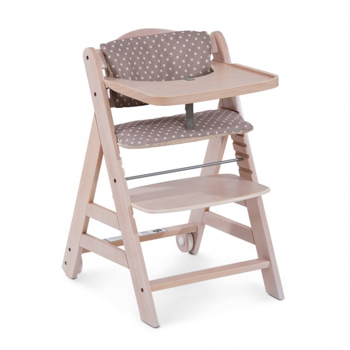 Hauck Alpha Wooden Highchair Charcoal - Mum n Me Baby Shop Malta