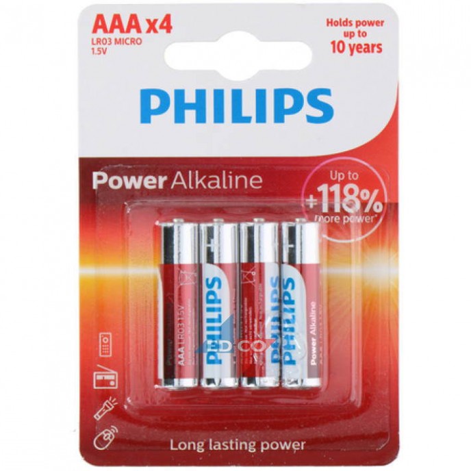 Philips Batteries AAA 4pk