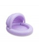 Swim Essentials Pool with Canopy 100cm Lilac Leopard