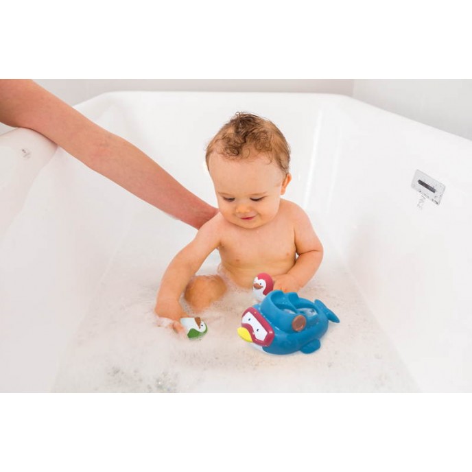 Infantino Squirt and Sail Penguin Bath Toy