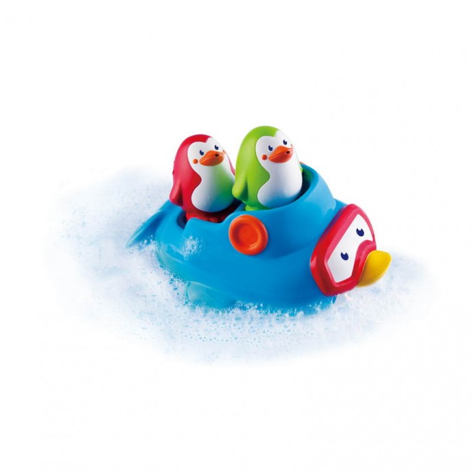 Infantino Squirt and Sail Penguin Bath Toy