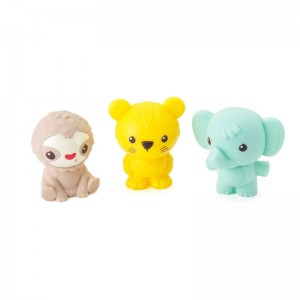 Infantino Senso Plug and Squirt Easy Clean Bath Toys Jungle 3pk Infantino Senso Plug and Squirt Easy Clean Bath Toys Jungle 3pk