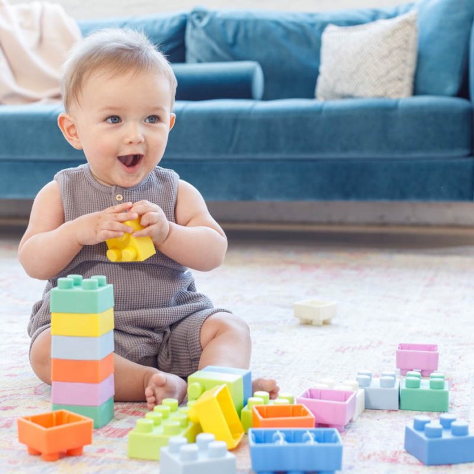 Infantino Super Soft First Building Blocks