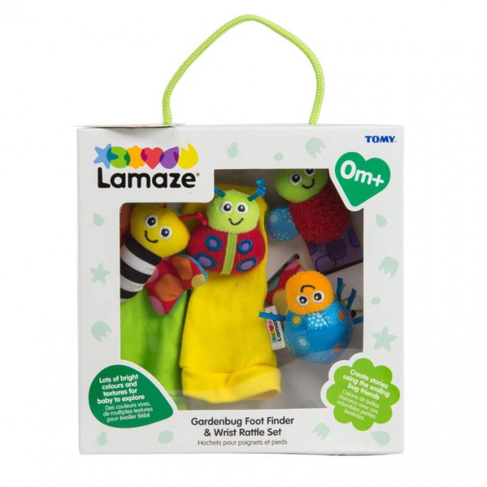 Lamaze Gardenbug Wrist Rattle and Foot Finders