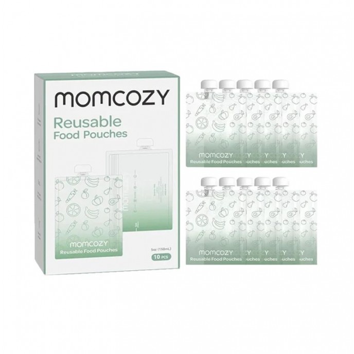 Momcozy Reusable Food Pouches 10Pk