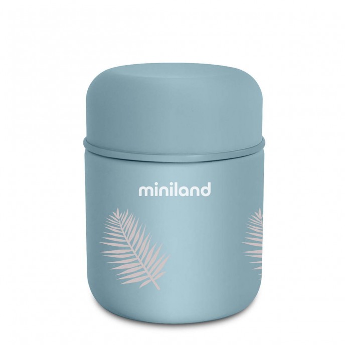 Miniland Thermy Mini Food Flask 280ml Palms Blue