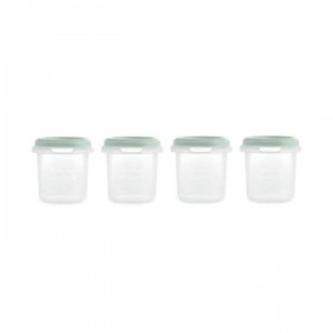 Miniland Storage Pots 4pc Mint