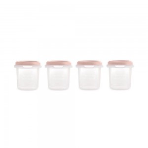Miniland Storage Pots 4pc Candy Miniland Storage Pots 4pc Candy