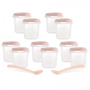 Miniland Storage Pots 10pc Candy Miniland Storage Pots 10pc Candy