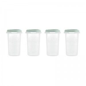 Miniland Storage Pots 4pc 330ml Mint