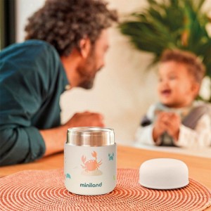 Miniland Food Flask Mini Thermy 280ml Crab Miniland Food Flask Mini Thermy 280ml Crab