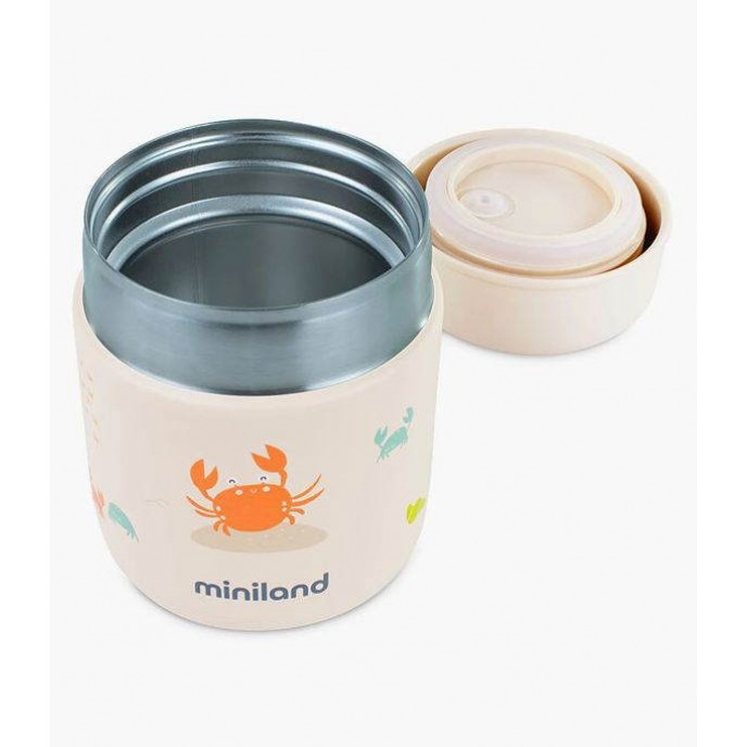 Miniland Food Flask Mini Thermy 280ml Crab Miniland Food Flask Mini Thermy 280ml Crab