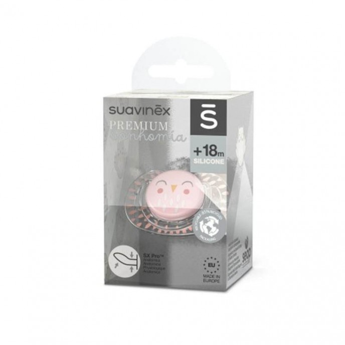 Suavinex Soother Silicone 18m Bonhomia Pink Suavinex Soother Silicone 18m Bonhomia Pink
