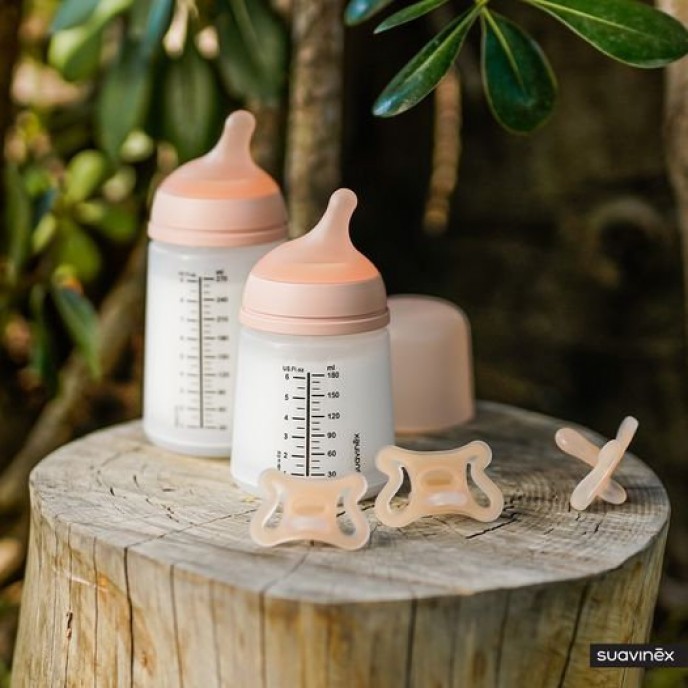 Suavinex ZeroZero Anticolic Bottle and Soother Starter Set Suavinex ZeroZero Anticolic Bottle and Soother Starter Set