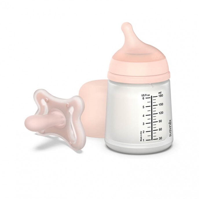 Suavinex ZeroZero Anticolic Bottle and Soother Starter Set