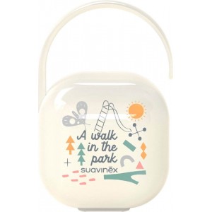Suavinex Duo Soother Holder Park Grey Suavinex Duo Soother Holder Park Grey