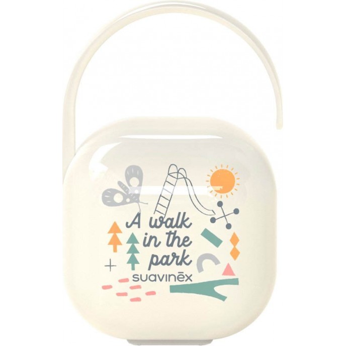 Suavinex Duo Soother Holder Park Grey