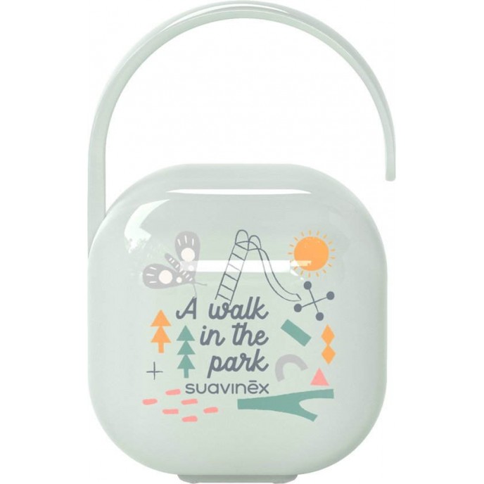 Suavinex Duo Soother Holder Park Green