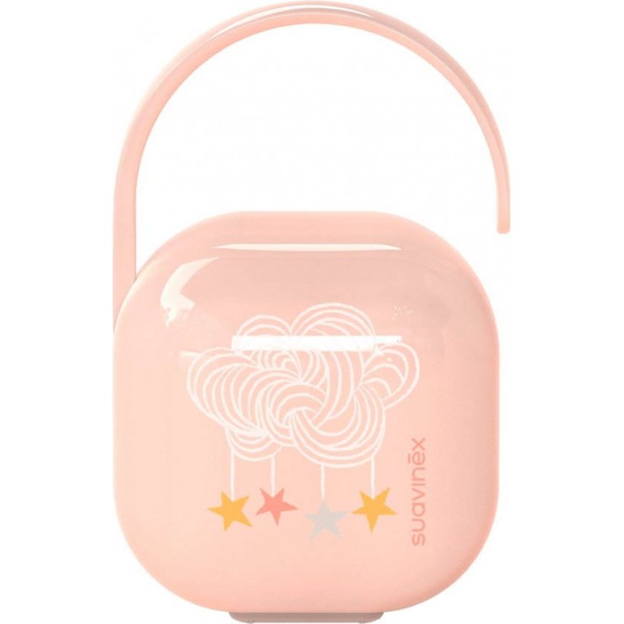 Suavinex Duo Soother Holder Dreams Pink