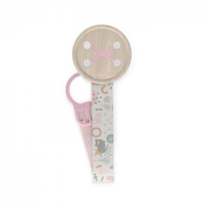 Suavinex Soother Clip Ribbon Park Pink Suavinex Soother Clip Ribbon Park Pink