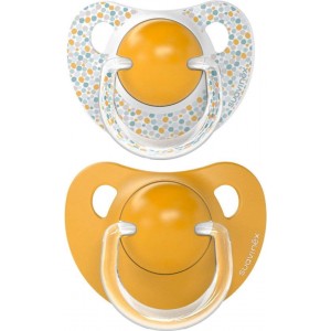 Suavinex Soother Anatomical Silicone 6/18m Dreams Yellow Suavinex Soother Anatomical Silicone 6/18m Dreams Yellow