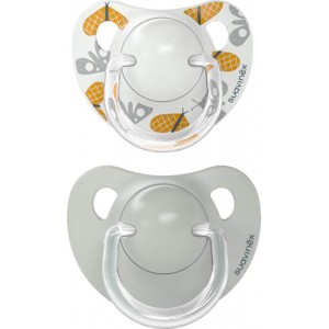 Suavinex Soother Anatomical Silicone 6/18m Park Grey Suavinex Soother Anatomical Silicone 6/18m Park Grey