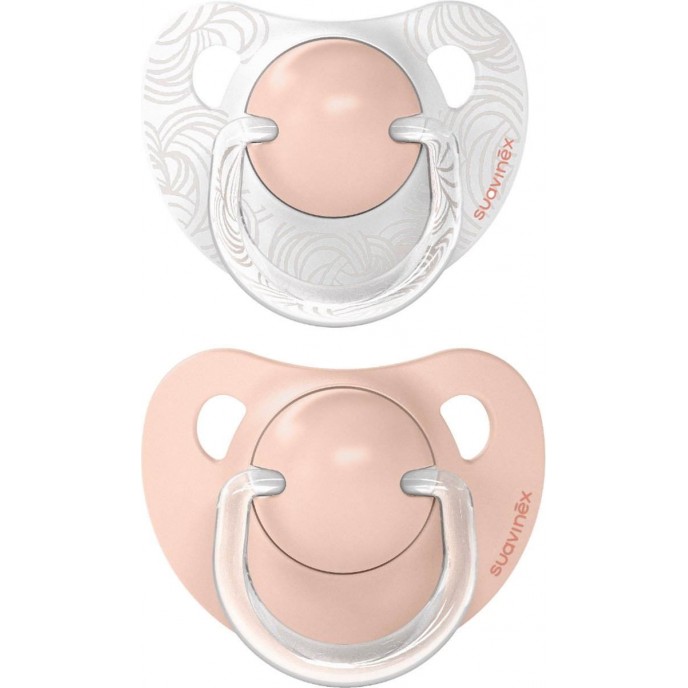 Suavinex Soother Anatomical Silicone 0/6m Dreams Pink