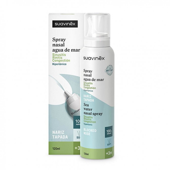 Suavinex Sea Water Nasal Spray Blocked Nose 3mnths+