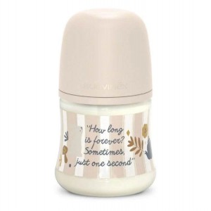 Suavinex Bottle 150ml Wonderland Pink Text
