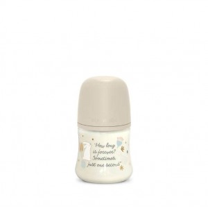 Suavinex Bottle 150ml Wonderland Grey Text