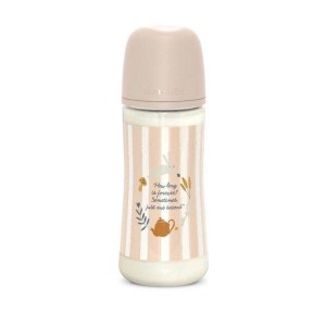 Suavinex Bottle 360ml Wonderland Pink Text