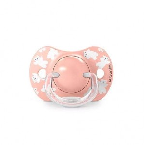 Suavinex Soother Silicone Physiological 6/18m Wild Pink