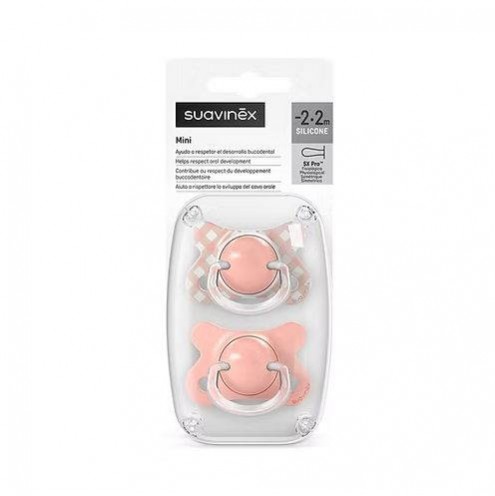 Suavinex Soother Silicone Physiological -2/2m Wild Pink