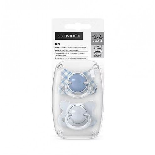 Suavinex Soother Silicone Physiological -2/2m Wild Blue Suavinex Soother Silicone Physiological -2/2m Wild Blue
