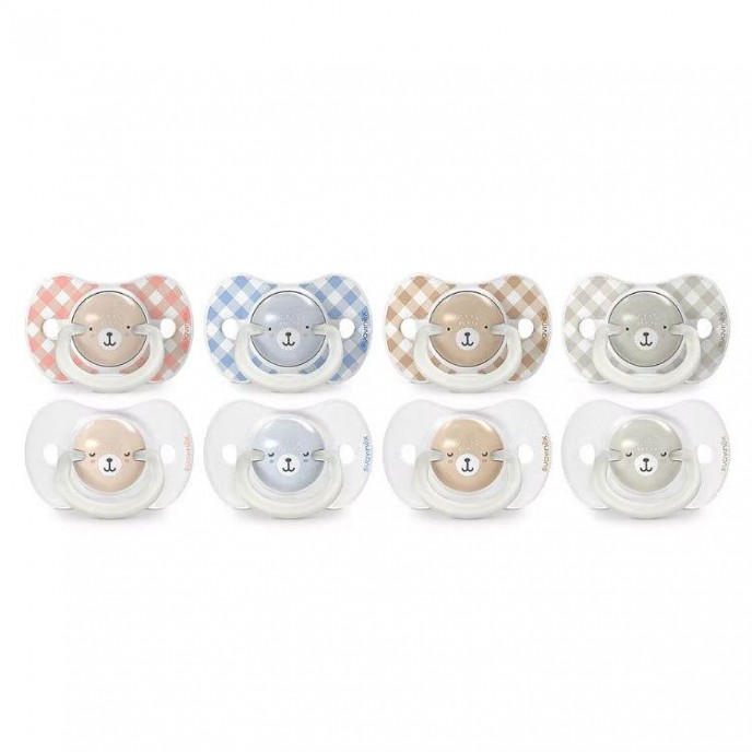 Suavinex Soother Silicone Physiological 0/6m Night Wild Pink Suavinex Soother Silicone Physiological 0/6m Night Wild Pink