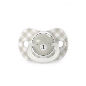 Suavinex Soother Silicone Physiological 6/18m Night Wild Beige Suavinex Soother Silicone Physiological 6/18m Night Wild Beige